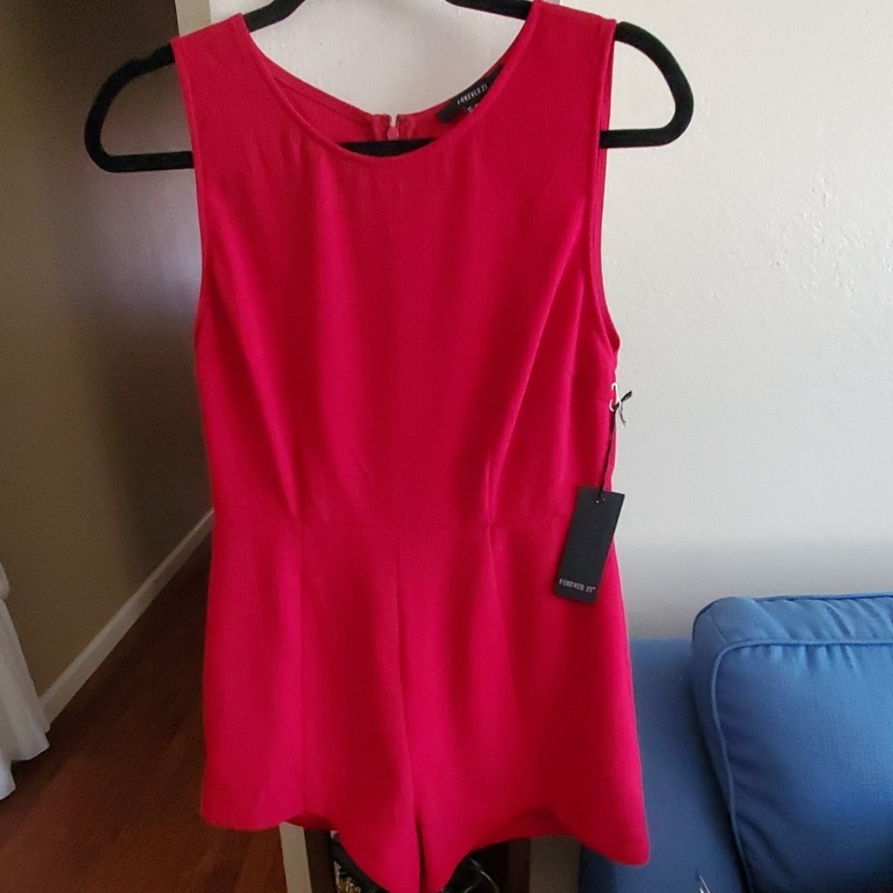 Red romper